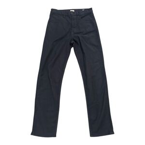 FAHERTY Dark Gray Black Wash Straight Leg Pants High Waisted Casual Relaxed 28